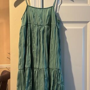 Urban Outfitters Green Tiered Sundress
